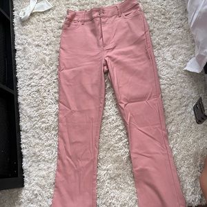 pink jeans